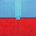 Pot h križu (Strunjan), kolaž/karton in akril na platnu, 80x80x4 cm, 2012
