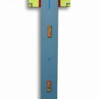 Razpelo – v čast Mantegni, kolaž/karton in akril na lesu, 176x70x6 cm, 2018 - 2019